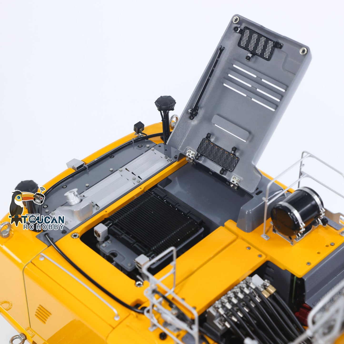 LESU 1/14 RC Heavy Full Hydraulic Excavator LR960 RTR Demolition Digger Model XE Radio