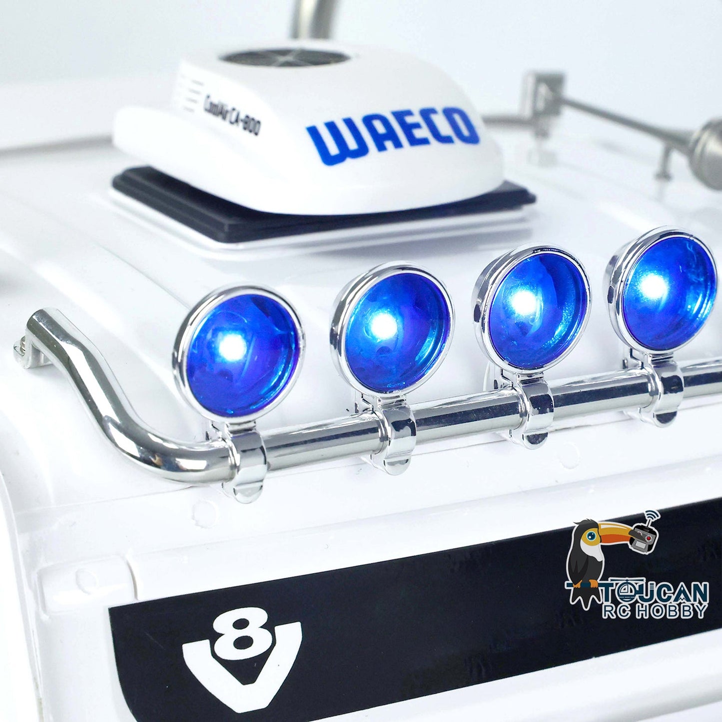 1/14 Scale LESU Remote Controlled Tractor Truck for 6x6 Remote Control Cars Model Metal Chassis Battery & Radio System & Charger