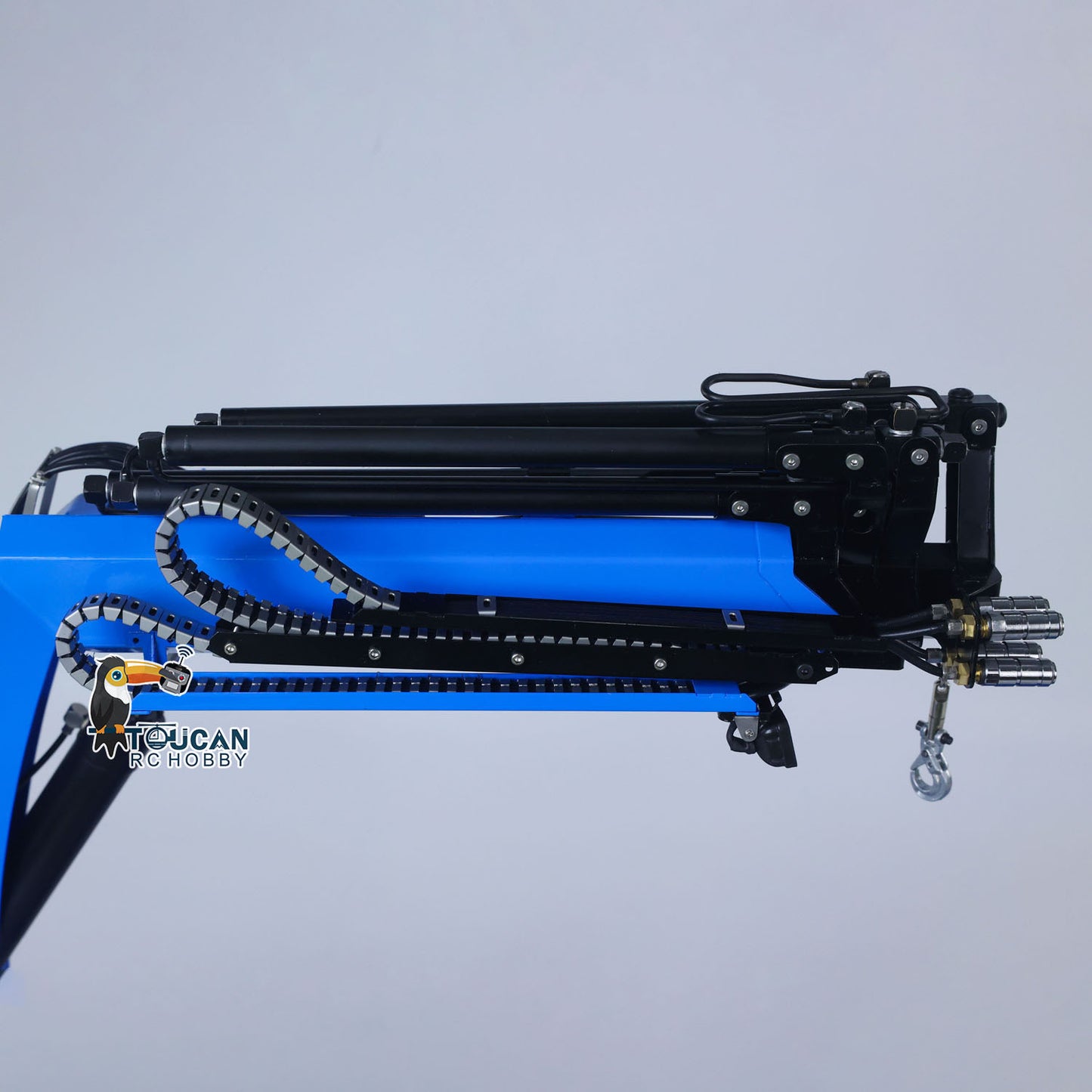 1/14 10x10 RC Flatbed Timber Car Hydraulic Metal Radio Control Crane Truck Model with Timber Flatbed 830x190x290mm