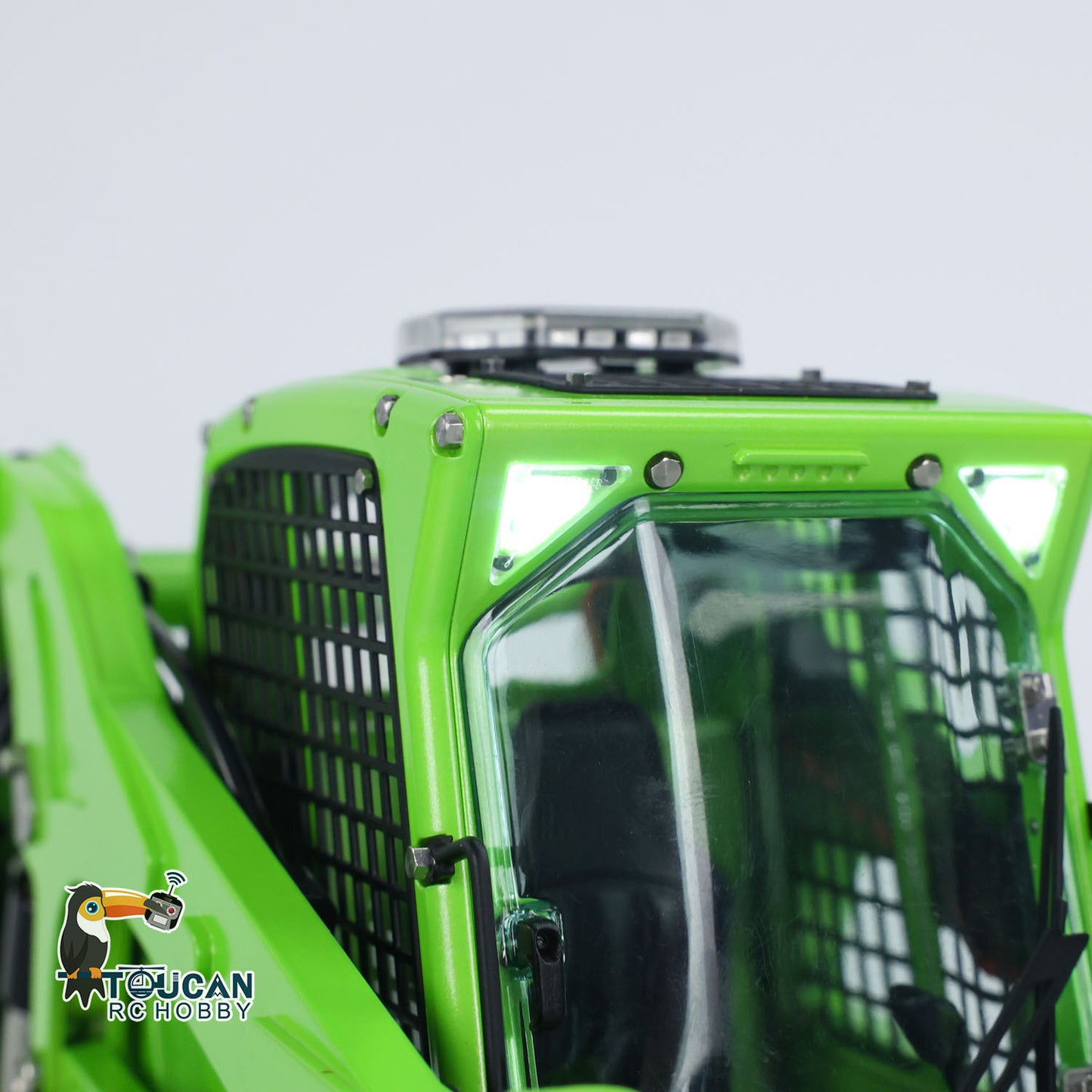 LESU 1/14 Aoue LT5 Bobcat RC Hydraulic Skid-Steer Loader Electric Cleaner I6S Radio Battery RTR Remote Control Construction Car