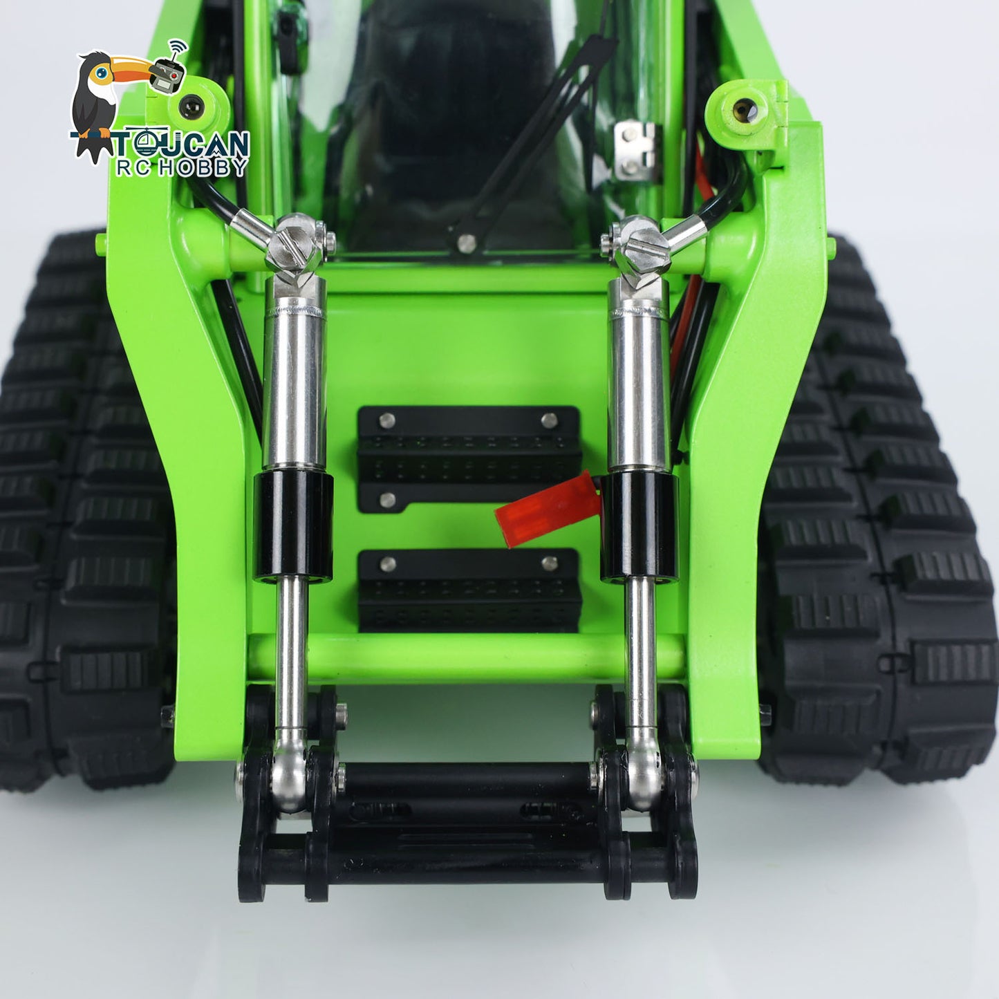 LESU 1/14 Aoue LT5 Bobcat RC Hydraulic Skid-Steer Loader Electric Cleaner I6S Radio Battery RTR Remote Control Construction Car