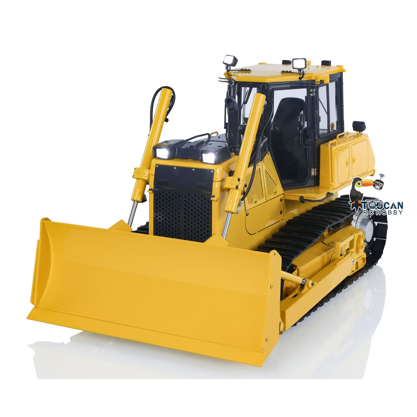 1/12 RC Metal Hydraulic Bulldozer D65EX Radio Controlled Heavy Machine Model RTR Construction Car I6S