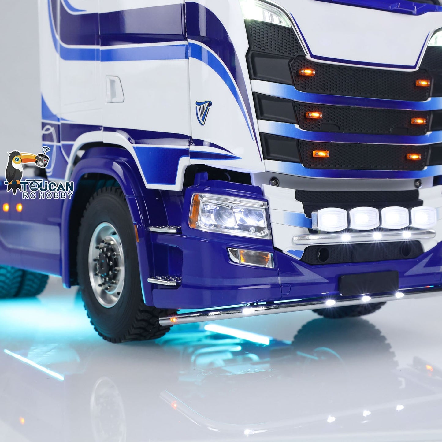 TOUCAN 770S 1/14 RC Tractor Truck FPV Smoke Sound 2Speed RTR Model 6x6 Metal Chassis Radio Controlled Lorry Car ST8 Battery