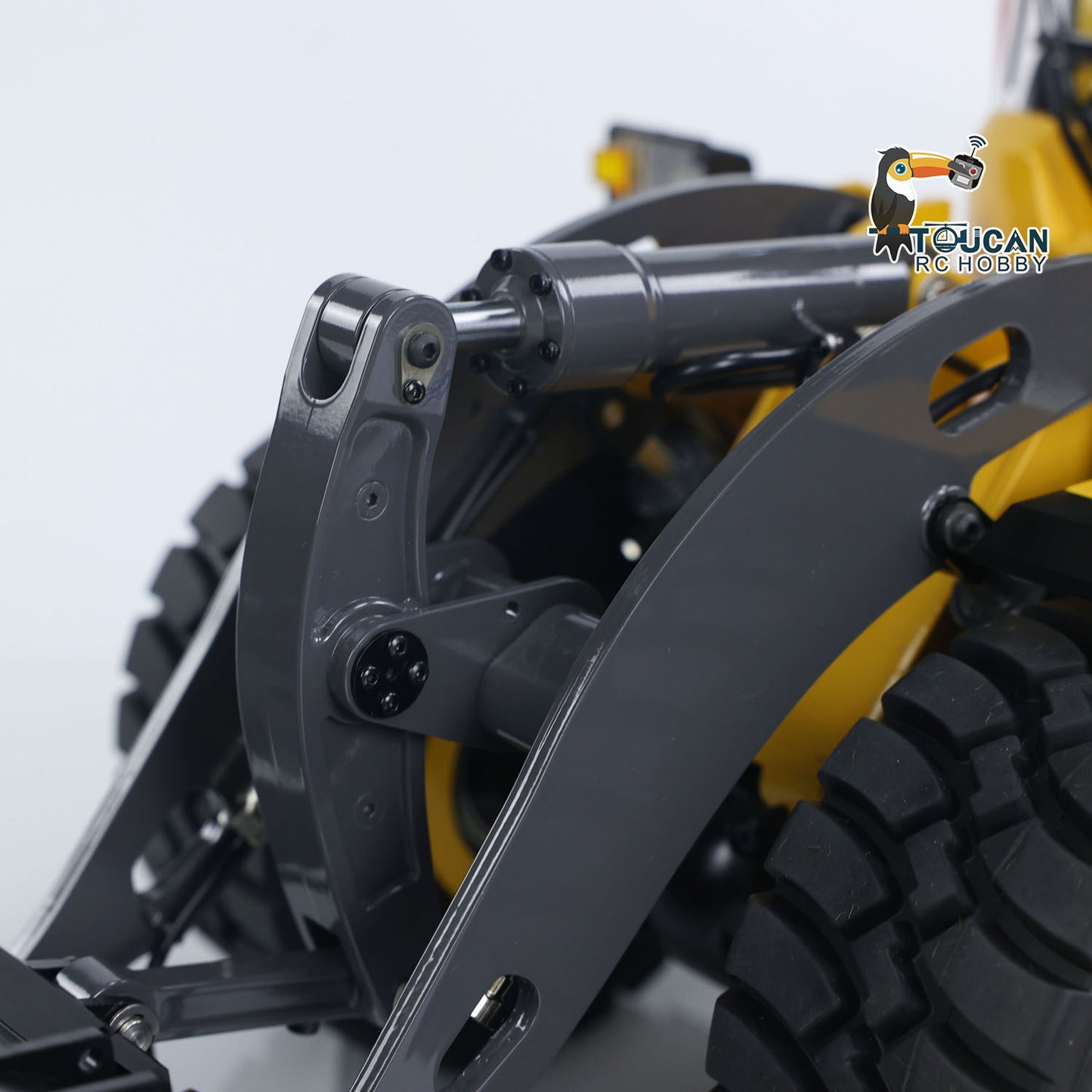 1/14 RC Hydraulic Loader E260L Metal Remote Control Construction Vehicles Flysky ST8 Radio Lock Differential Axle Frok Coupler
