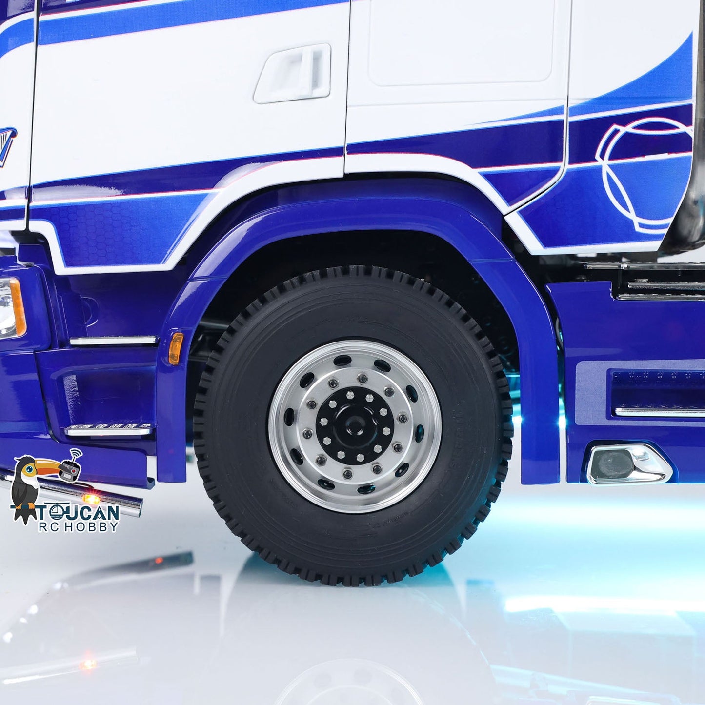 TOUCAN 770S 1/14 RC Tractor Truck FPV Smoke Sound 2Speed RTR Model 6x6 Metal Chassis Radio Controlled Lorry Car ST8 Battery