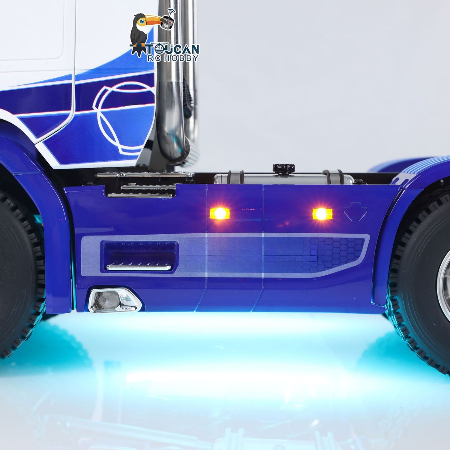 TOUCAN 770S 1/14 RC Tractor Truck FPV Smoke Sound 2Speed RTR Model 6x6 Metal Chassis Radio Controlled Lorry Car ST8 Battery