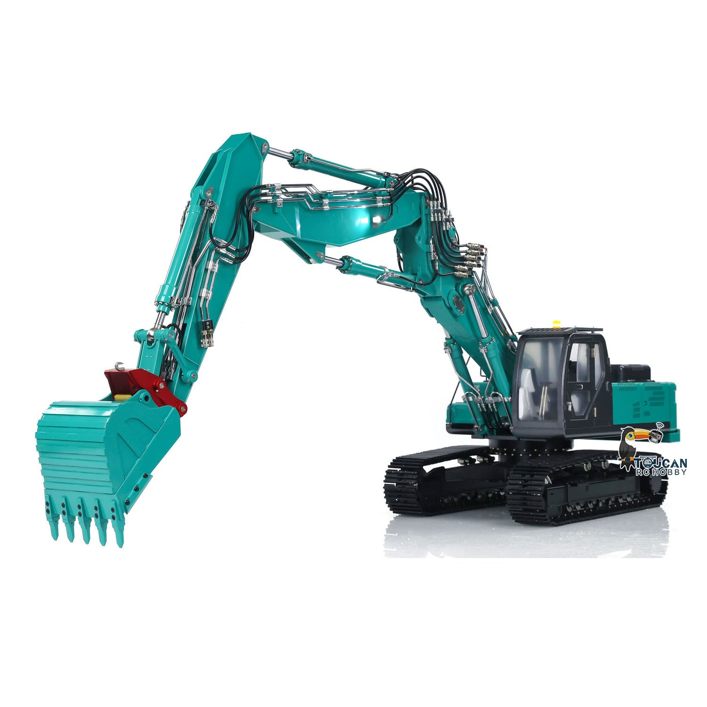 KABOLITE RC Hydraulic Excavator 1/14 HUINA K350 200 Metal 3-piece Boom RTR Cars 6CH Valve Paladin 18EV Lite Battery