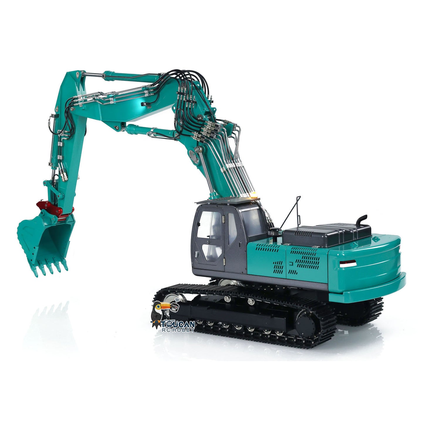 KABOLITE RC Hydraulic Excavator 1/14 HUINA K350 200 Metal 3-piece Boom RTR Cars 6CH Valve Paladin 18EV Lite Battery