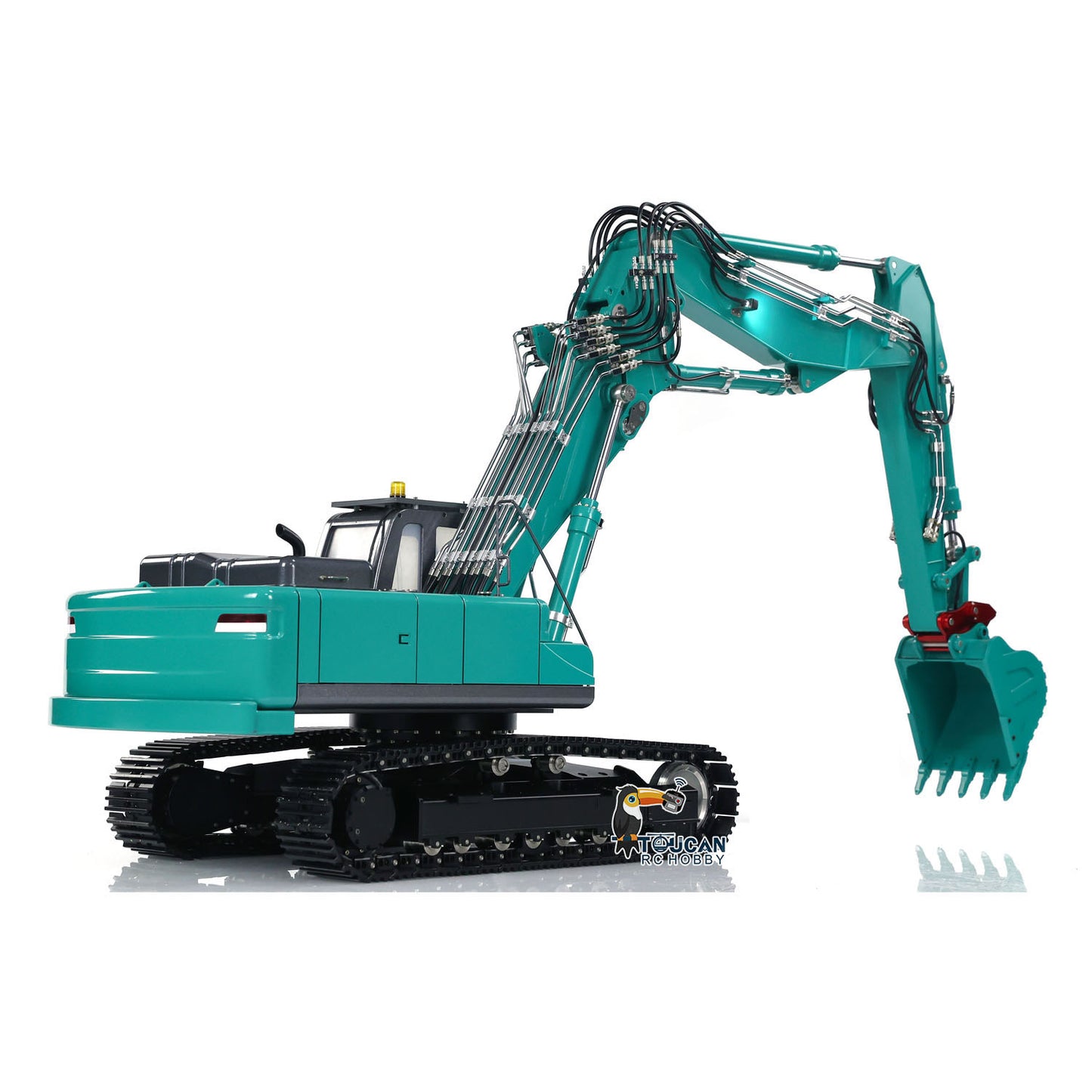 KABOLITE RC Hydraulic Excavator 1/14 HUINA K350 200 Metal 3-piece Boom RTR Cars 6CH Valve Paladin 18EV Lite Battery