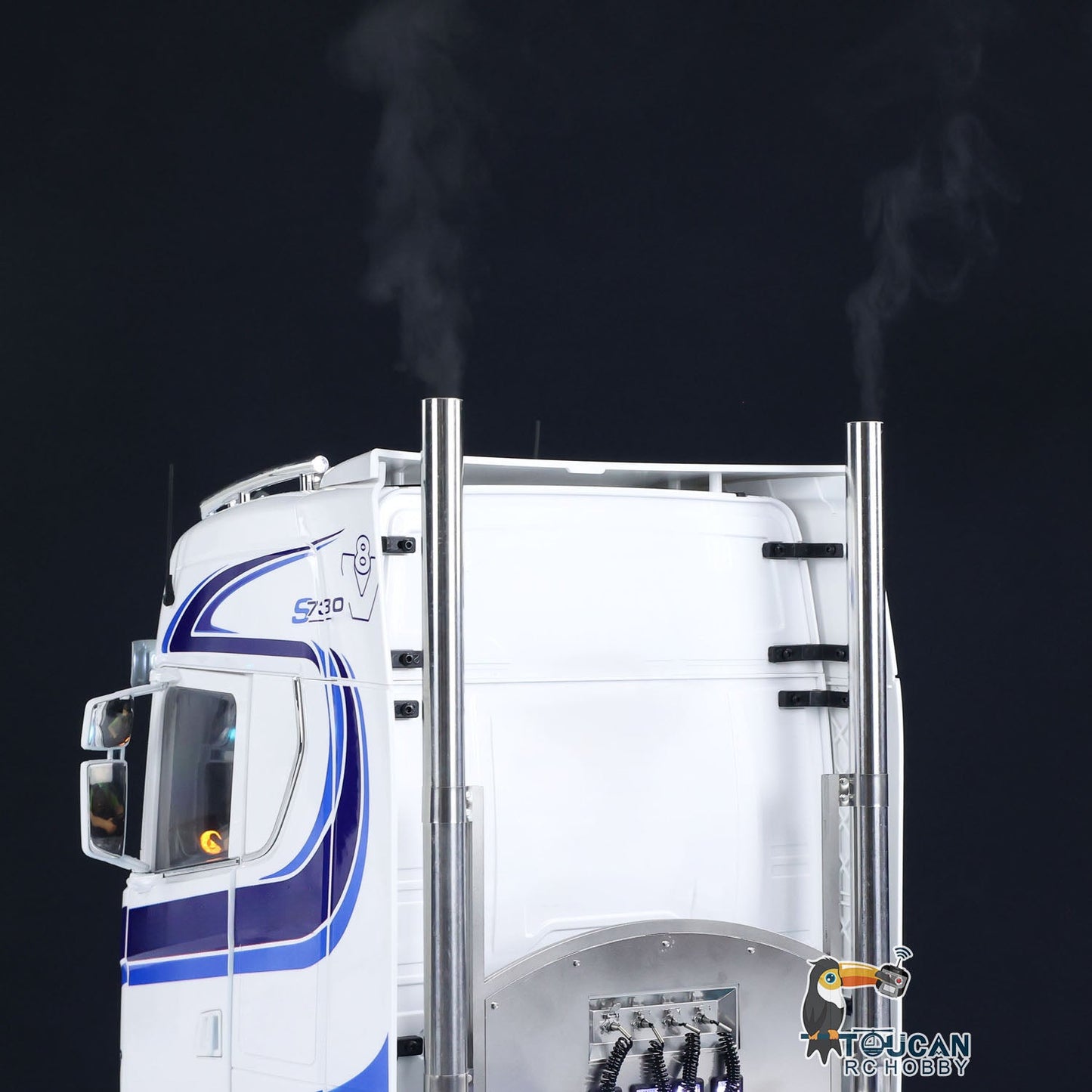 TOUCAN 770S 1/14 RC Tractor Truck FPV Smoke Sound 2Speed RTR Model 6x6 Metal Chassis Radio Controlled Lorry Car ST8 Battery