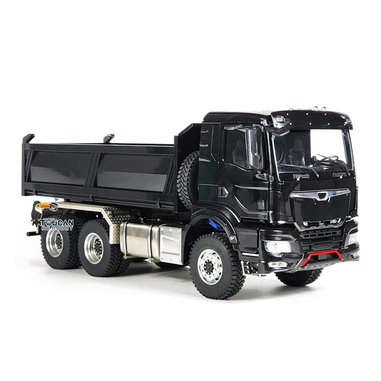 1/14 Hydraulic RC Dumper Trucks Remote Control Tipper Car Metal Cabin Lights