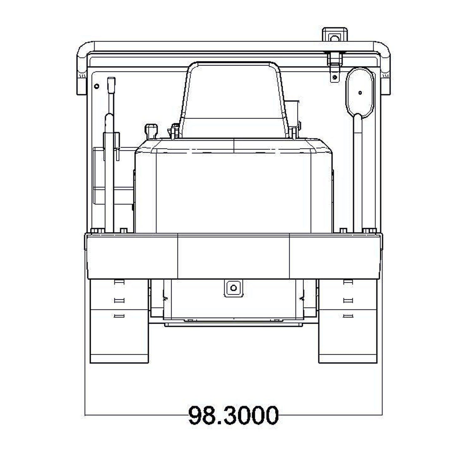 Metal 1/14 Remote Control Hydraulic Tracked Dumper Truck RC Tipper Model Construction Machine Light Battery Flysky Radio