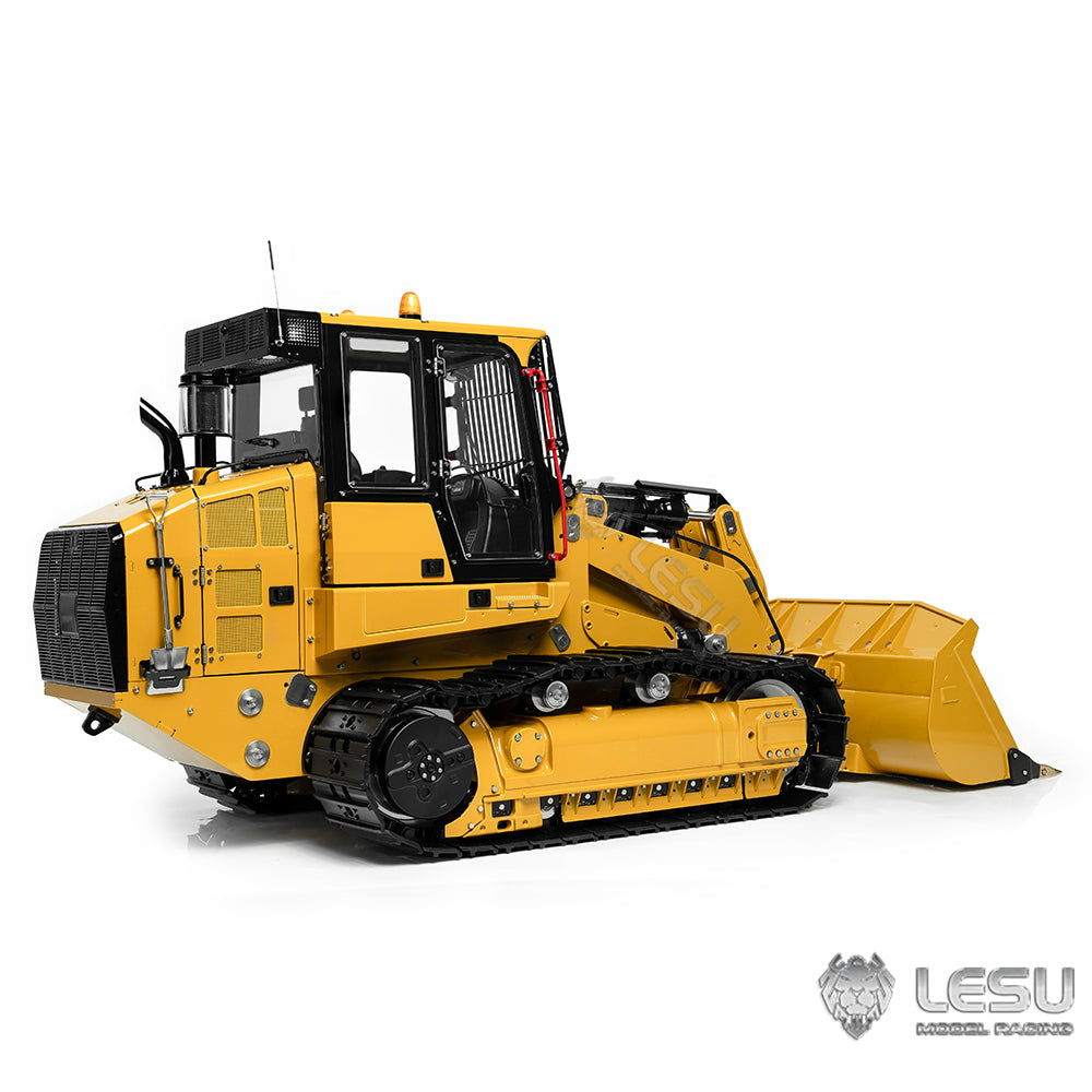 LESU 1/14 973K RC Hydraulic Loader Metal RTR Remote Control Tracked Car Hobby Model DIY Vehicle Flysky ST8 Optional Tracks Colors