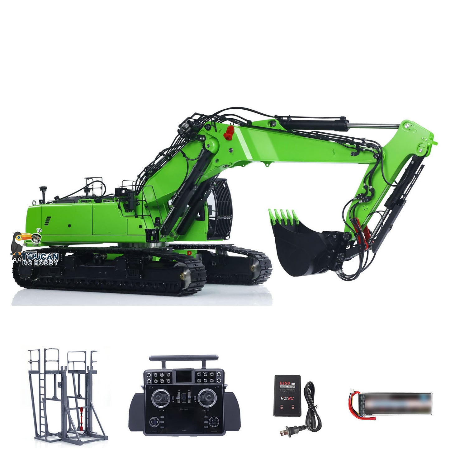 LESU LR960 Digger 1/14 RC Full Hydraulic Excavator Battery Construction Vehicle