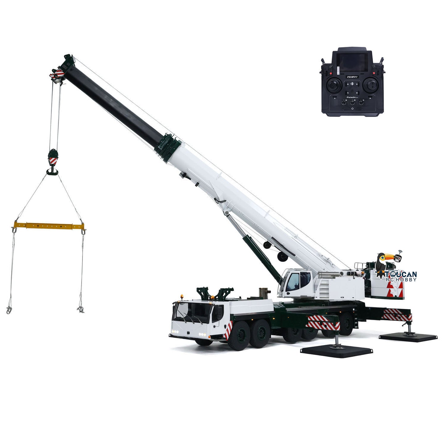 Pre-Order Eyewhale 1/14 6 Axles LTM1350 RC Hydraulic Mobile Cranes 5M Length Radio Controlled Heavy-duty Car PNP Hobby Model