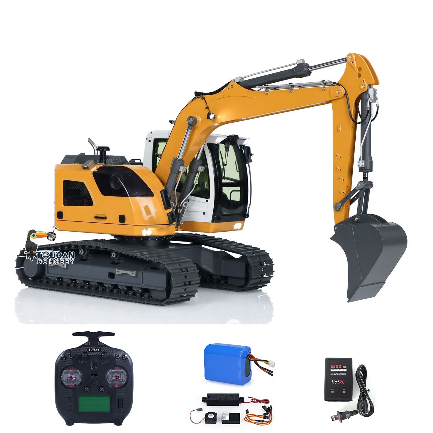 JDM-208 1/14 RC Hydraulic Excavator R920 Metal Remote Control Digger Model ST8