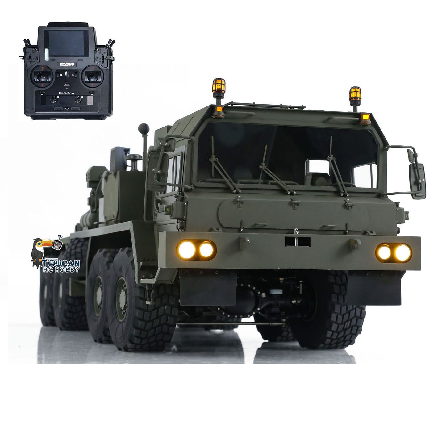 1/14 RC Tractor Truck SLT56 8x8 Full Metal Remote Control Military Transport Car