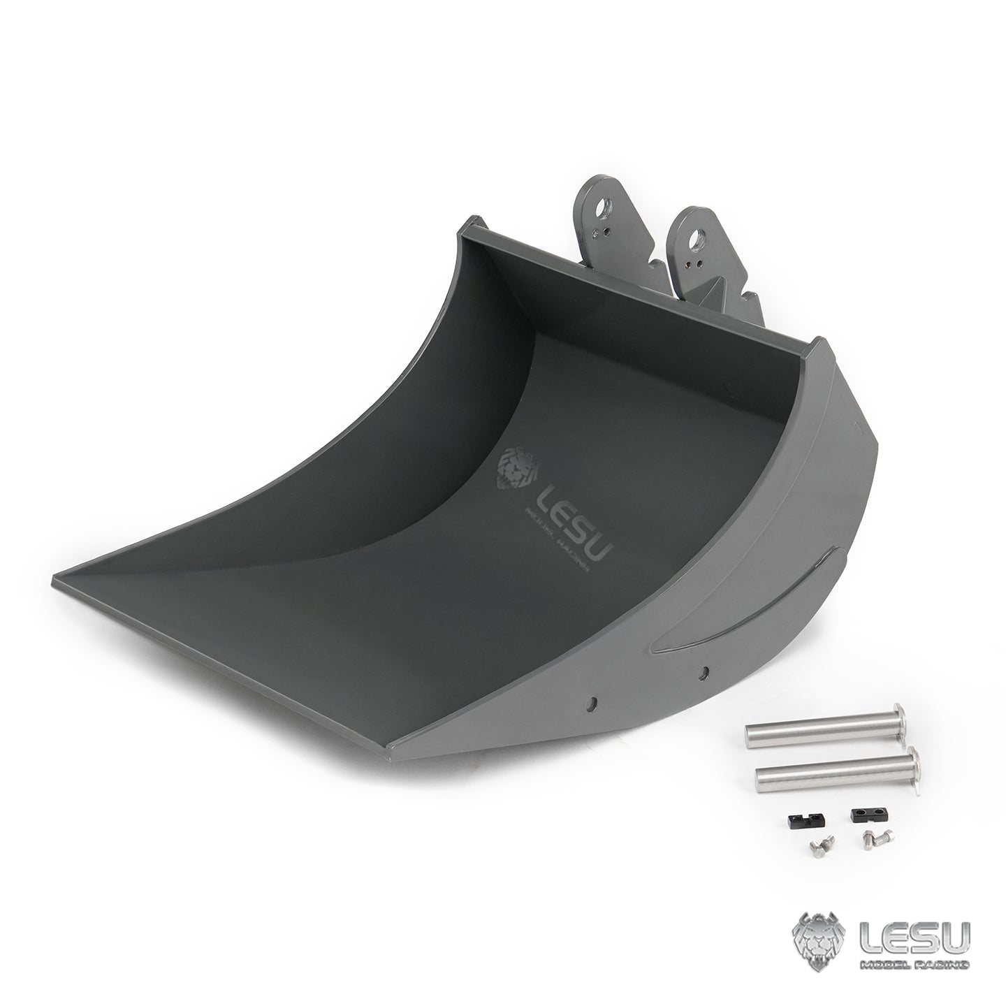 Metal Original Bucket for LESU 1/14 Hydraulic RC Excavator LR956 ZX490 LR945 SK500 ET30H ET26L ET36L AC360 DIY Remote Control Digger Model