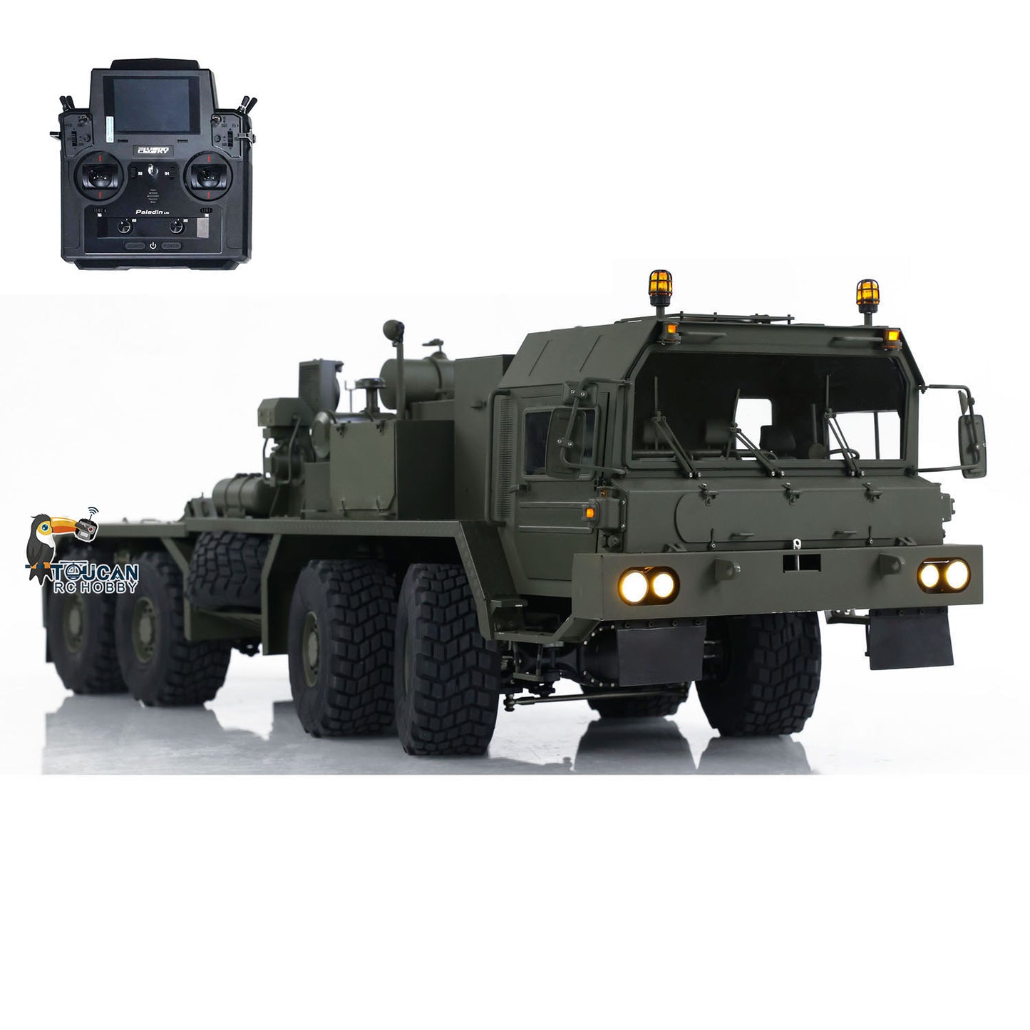 1/14 RC Tractor Truck SLT56 8x8 Full Metal Remote Control Military Transport Car