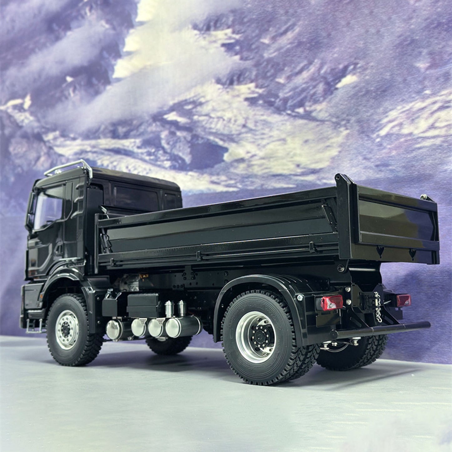 1/14 Hydraulic RC Dumper Trucks Remote Control Tipper Car Metal Cabin Lights