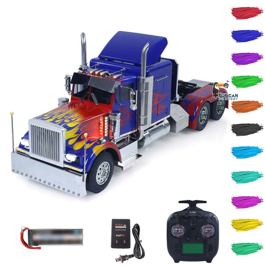 Customized DIY TAMIYA 6x4 1/14 RC Tractor Truck 56344 RTR ST8 Radio Control Lorry Car Sound Light Smoke Unit Chassis Suspension