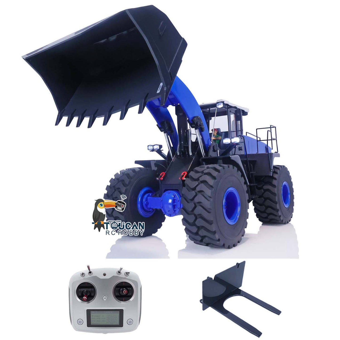 XDRC Metal WA470 1/14 Hydraulic RC Loader Remote Control Trucks 980L PNP Cars Hobby Model Light Sound Sand Bucket