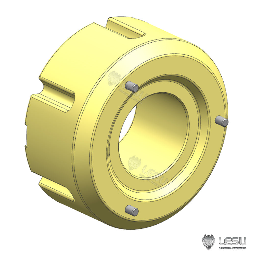 Aluminum Alloy & Brass Front Weight Increasing Module Rear Counterweight for LESU 1/14 Hydraulic RC Tractor AOUE 1050 Farm Truck DIY