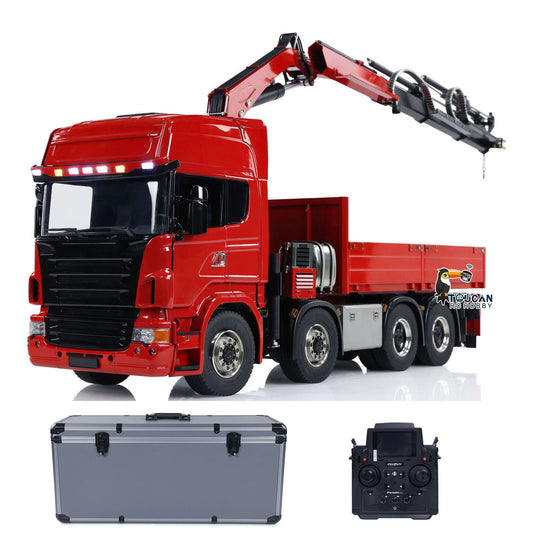 1/14 Hydraulic RC Crane Tractor Truck 8x8 Electric Car Quick Attached Bucket