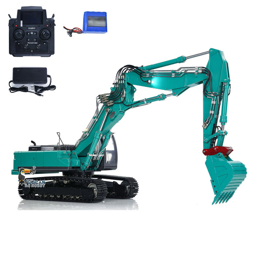 KABOLITE RC Hydraulic Excavator 1/14 HUINA K350 200 Metal 3-piece Boom RTR Cars 6CH Valve Paladin 18EV Lite Battery