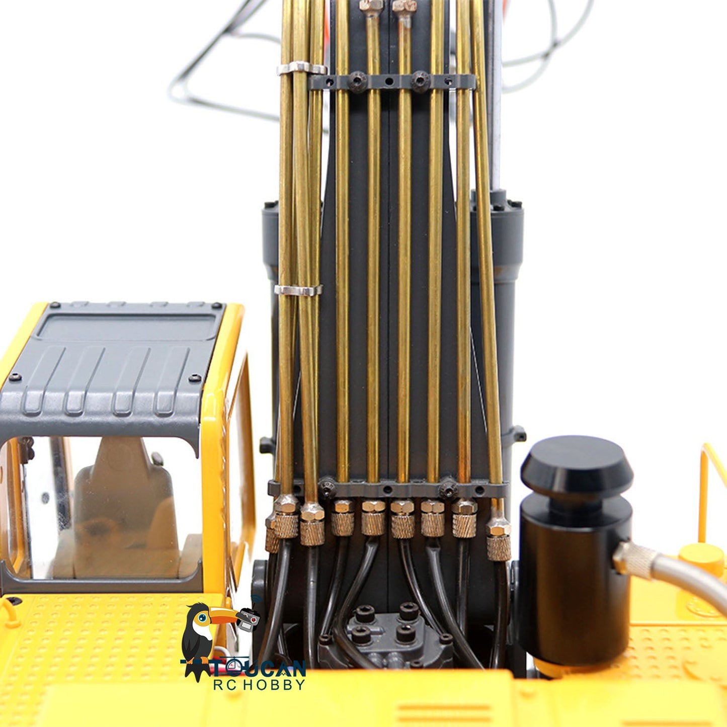 JDMODEL V2 1/14 Scale EC360 RC Digger Upgraded Radio Control Excavator Cars with Sound Light Module FlySky PL18 ESC Servo Motor