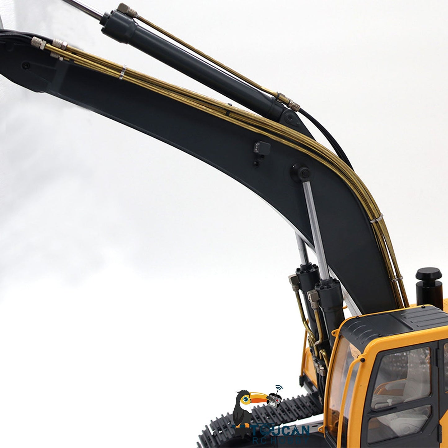 JDMODEL V2 1/14 Scale EC360 RC Digger Upgraded Radio Control Excavator Cars with Sound Light Module FlySky PL18 ESC Servo Motor