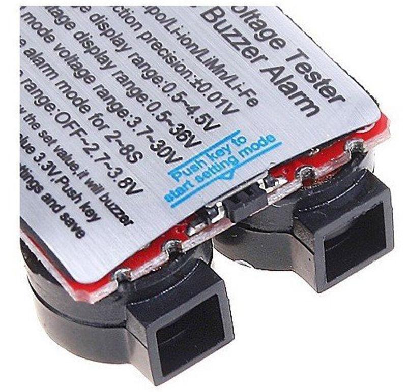 HotRC Voltage Checker for 3.4V-27.2V LiPo Battery RC Crawler Tank Truck Boat Car