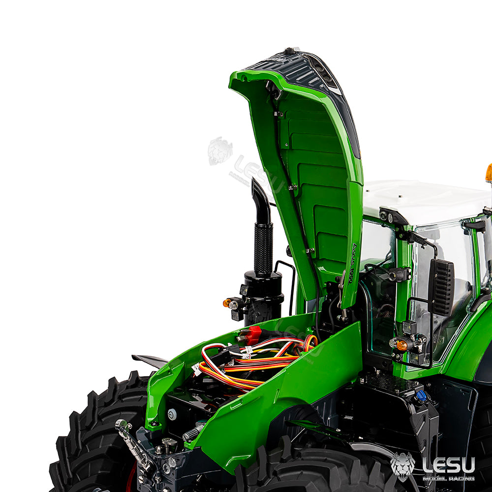 LESU AOUE 1050 4x4 1/14 Hydraulic Metal RC Tractor With Radio Battery Smoke Unit Upgrade Sound System