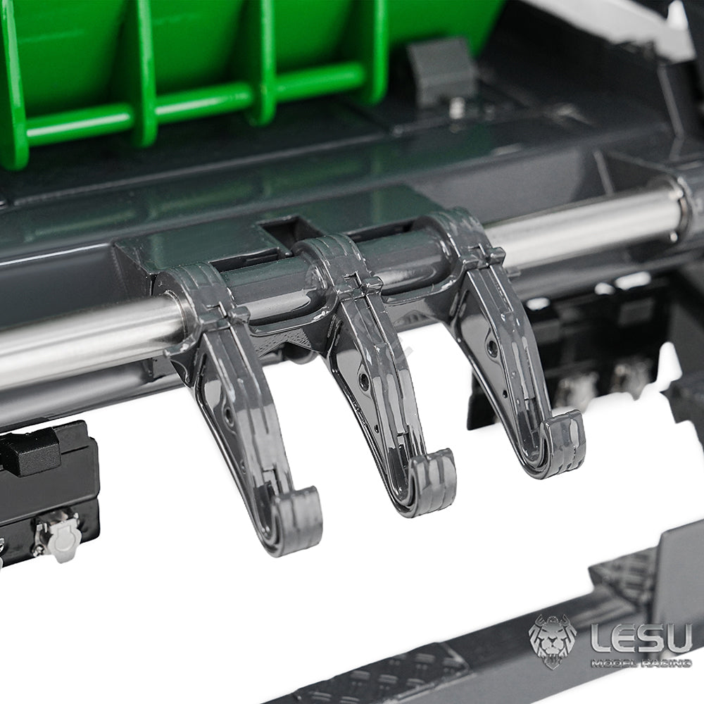 LESU Metal 1/14 RC Hydraulic Swing Arm Garbage Truck 4X4 Skip Loader RTR TGS Car