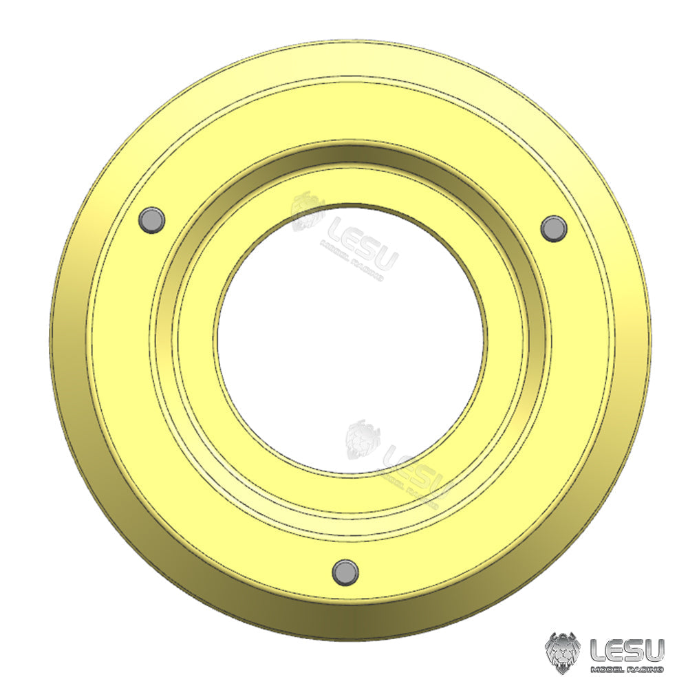 Aluminum Alloy & Brass Front Weight Increasing Module Rear Counterweight for LESU 1/14 Hydraulic RC Tractor AOUE 1050 Farm Truck DIY