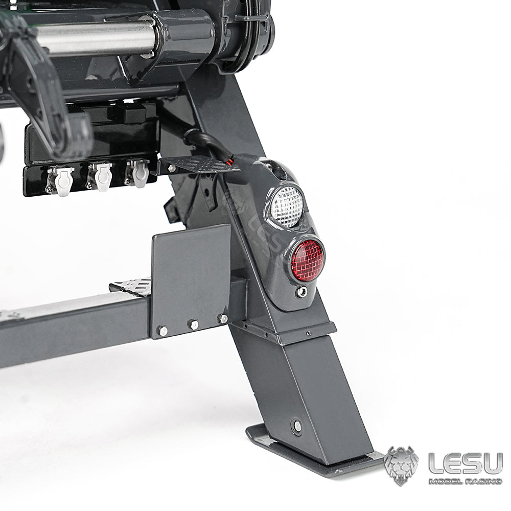 LESU Metal 1/14 RC Hydraulic Swing Arm Garbage Truck 4X4 Skip Loader RTR TGS Car