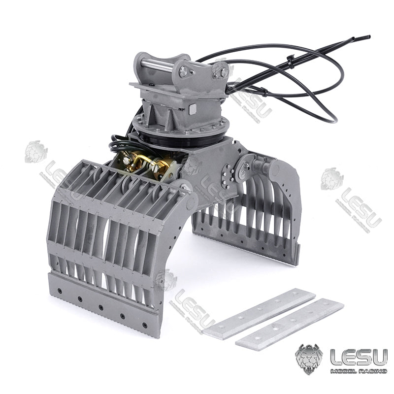 LESU 1/14 PC360 Painted & Unassembled Metal RC Hydraulic Excavator Protective Fence Plastic Liquid Crystal Display Scraper