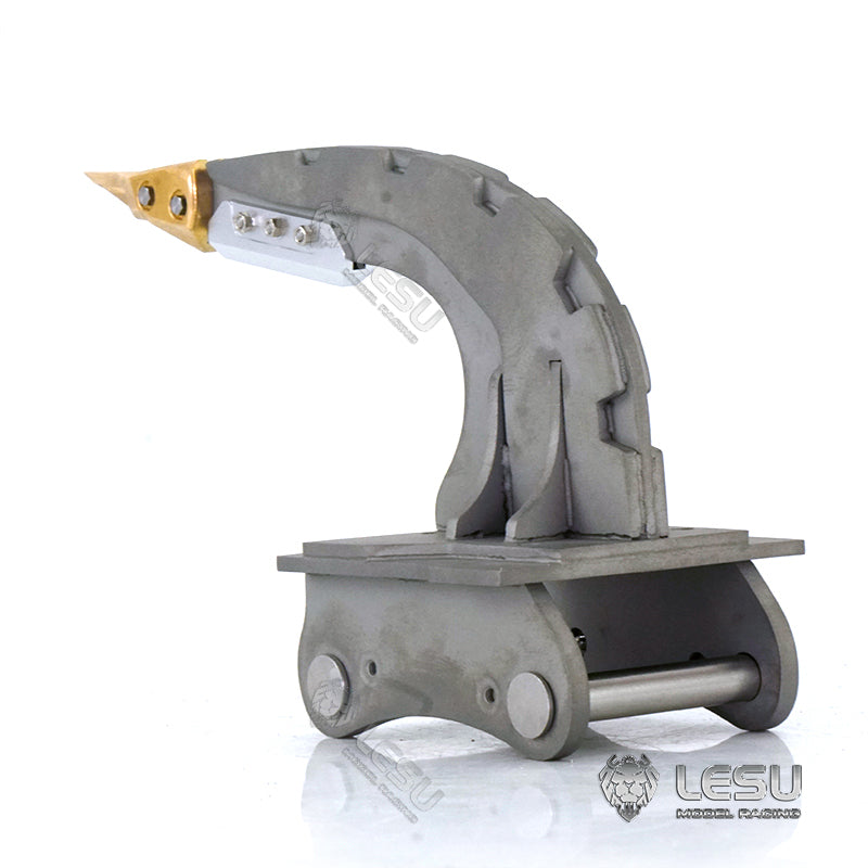 LESU 1/14 Aoue ET26L Metal Hydraulic RC Excavator Painted & Assembled Protective Fence Curved Ripper fork Bucket B