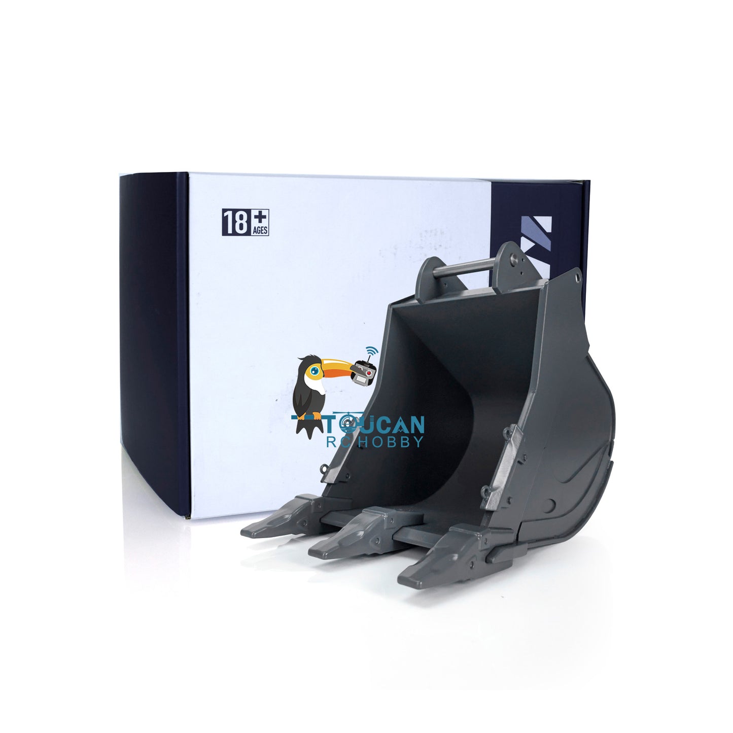 HUINA Kabolite Metal Bucket Guardrail GPS Smoke Unit Ripper Coarse Filter for 1/14 Hydraulic K970 RC Excavator Radio Controlled DIY Models