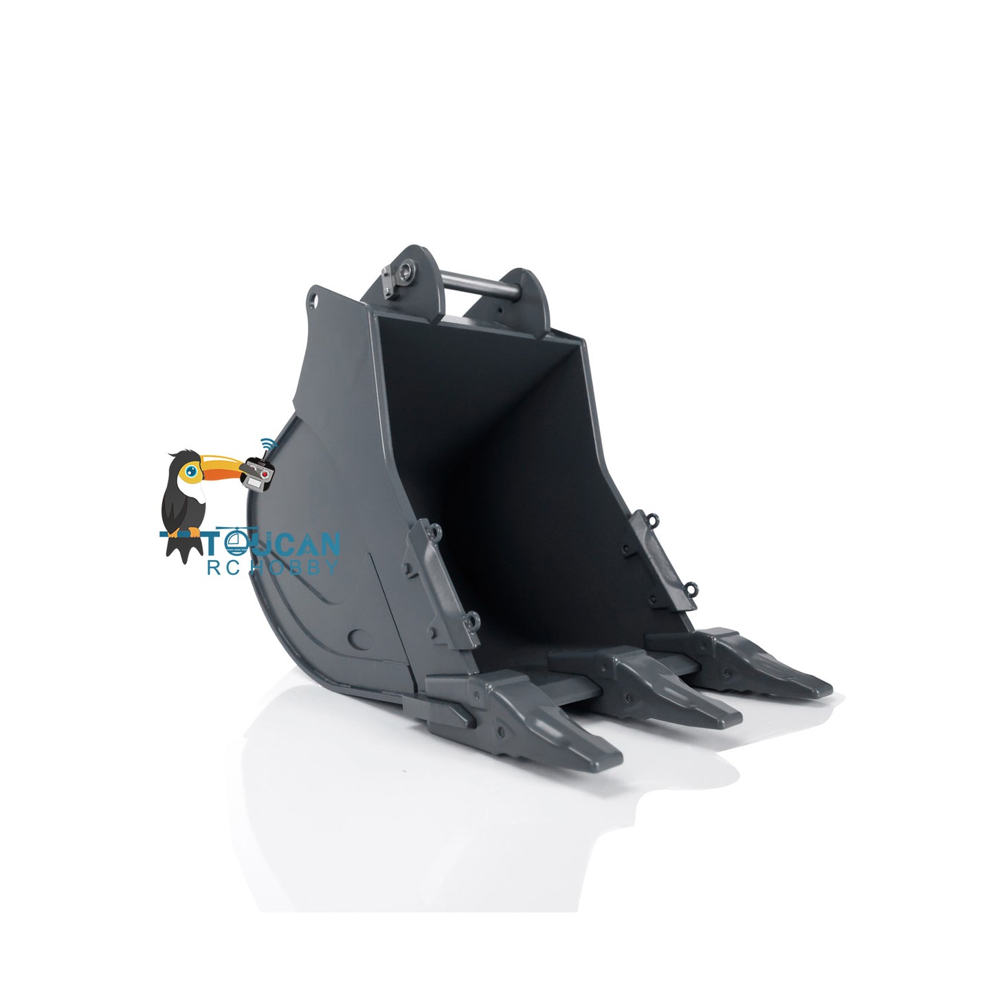 HUINA Kabolite Metal Bucket Guardrail GPS Smoke Unit Ripper Coarse Filter for 1/14 Hydraulic K970 RC Excavator Radio Controlled DIY Models