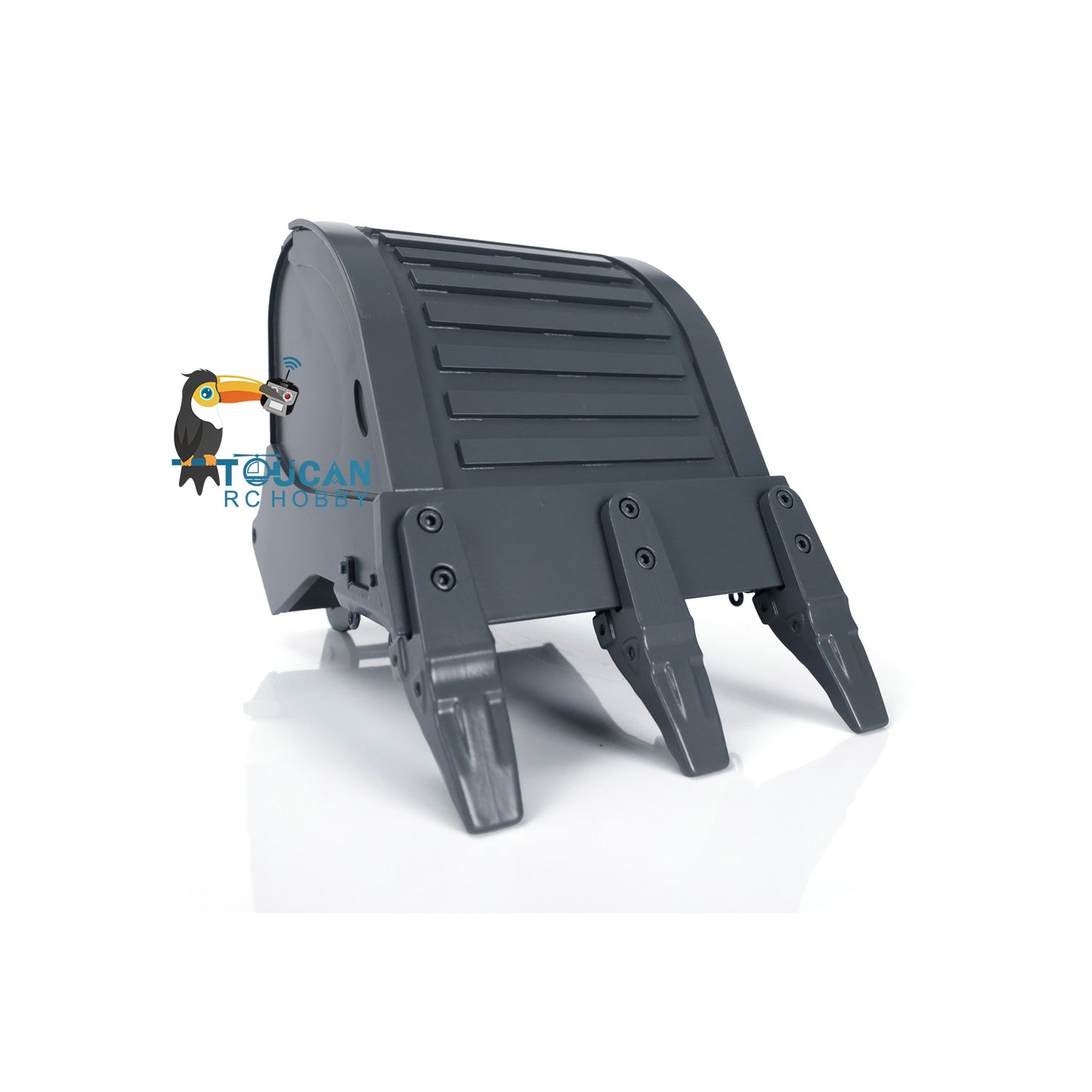 HUINA Kabolite Metal Bucket Guardrail GPS Smoke Unit Ripper Coarse Filter for 1/14 Hydraulic K970 RC Excavator Radio Controlled DIY Models