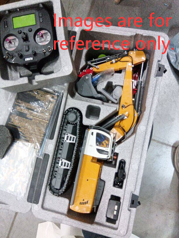 Second Hand US Stock KABOLITE 1/18 K962 100S Remote Control Hydraulic Excavator RC Digger Electric Claw Ripper Hammer Construction Car Machine Toys