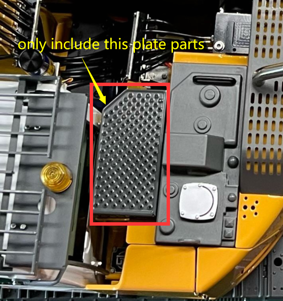 Metal Attachments Spare Parts for 1/14 Hydraulic RC Excavator 914 920 RC Digger