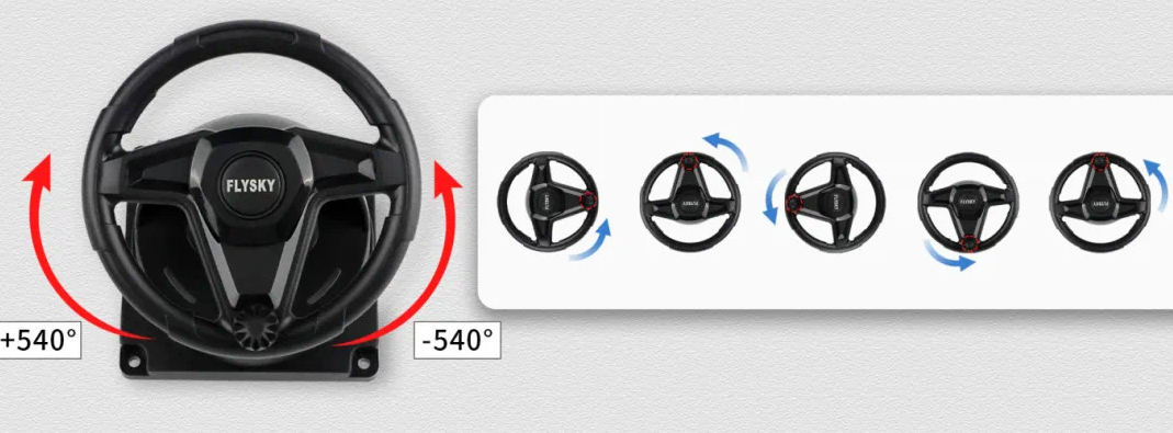 New Steering Wheel Accessory for FS ST8 I6S Remote Control DIY Upgrade