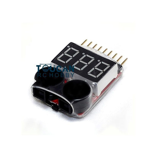 HotRC Voltage Checker for 3.4V-27.2V LiPo Battery RC Crawler Tank Truck Boat Car