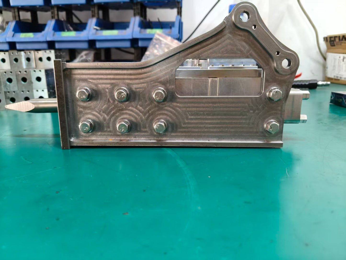 Metal Painted Electric Hammer for 1/12 RC Hydraulic Digger C395 Dual Pump Remote Control Construction Vehicles Excavator Engineering Machine