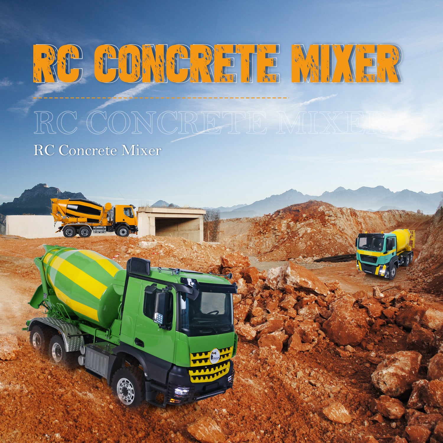 RC Concrete Mixer