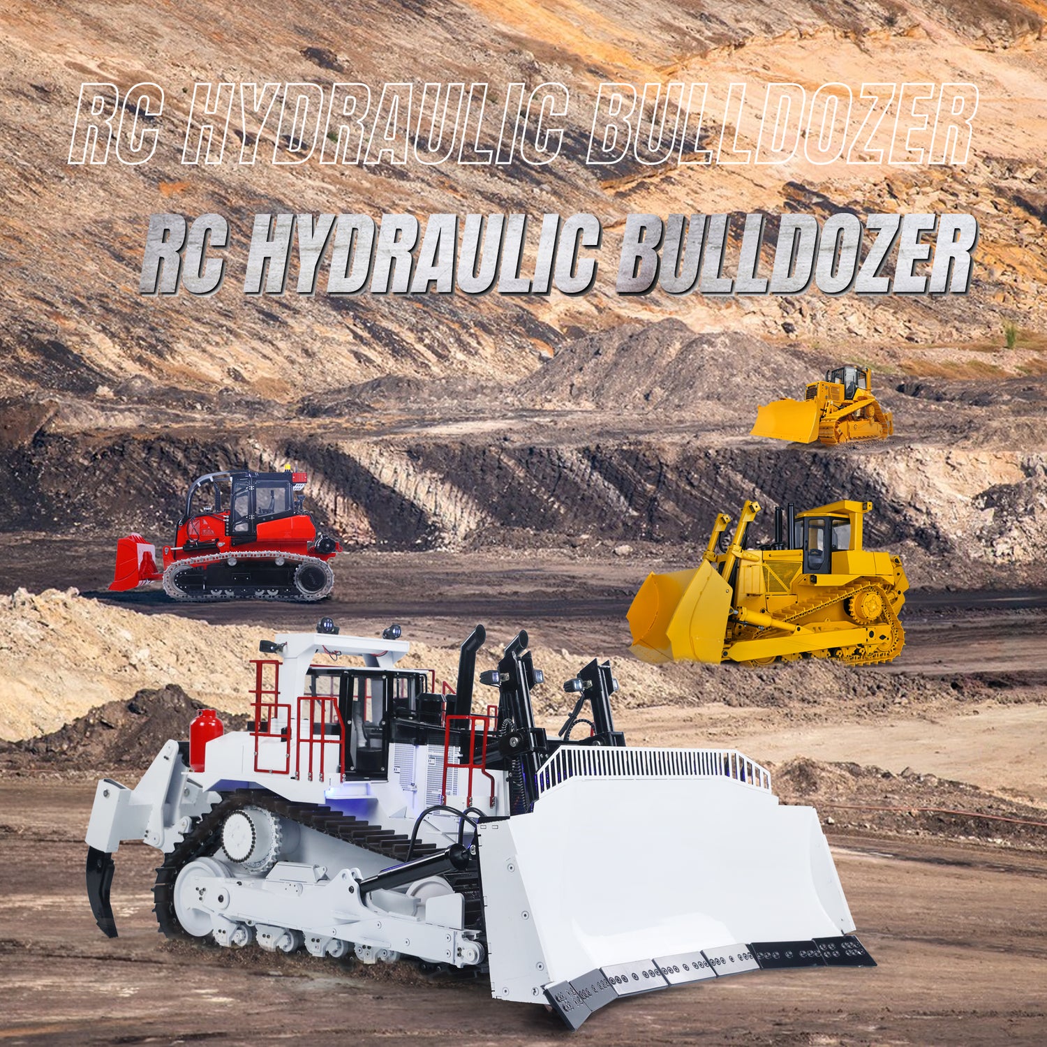 RC Hydraulic Bulldozer