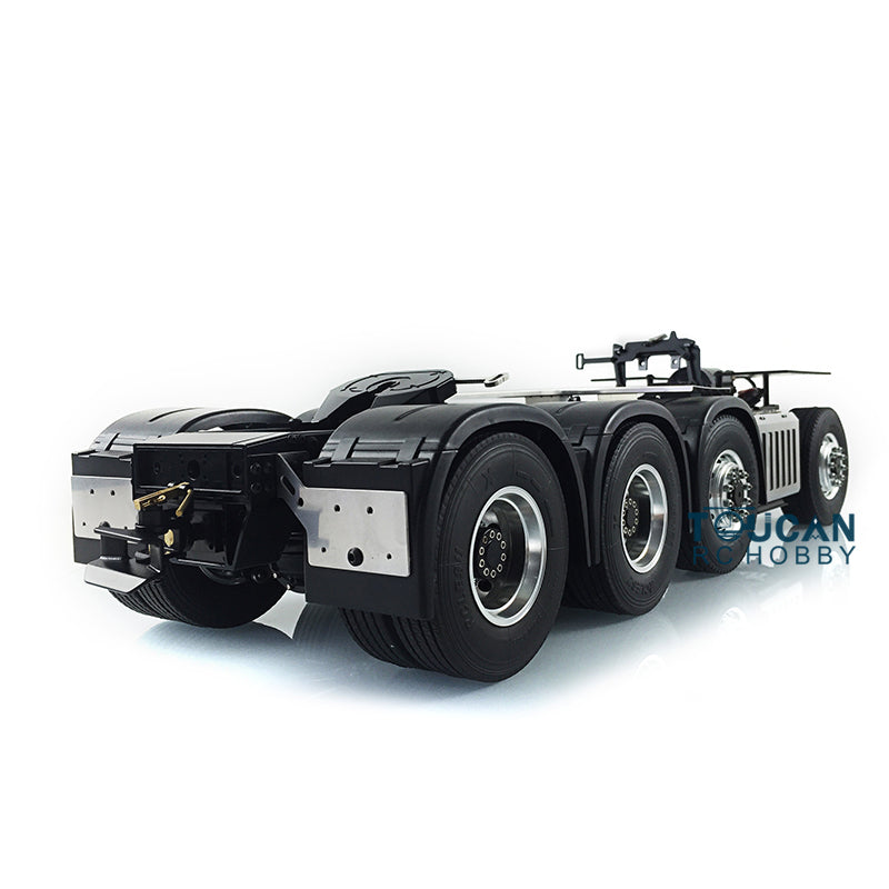 LESU 8x8 1/14 Metal Chassis RC Tractor Truck DIY 3363 56348 1851 3-Speed Transmission with 1/2 transfer case LED Light Sound