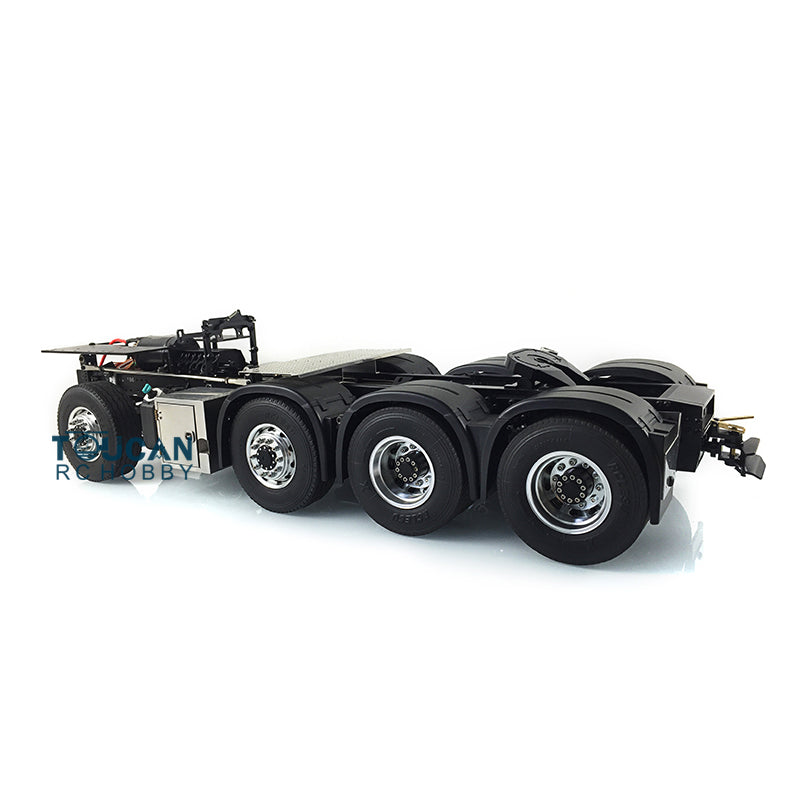 LESU 8x8 1/14 Metal Chassis RC Tractor Truck DIY 3363 56348 1851 3-Speed Transmission with 1/2 transfer case LED Light Sound